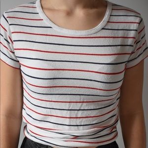 brandy melville striped tee